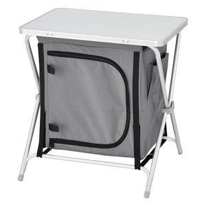 Credenza Mobile da Campeggio Tullinge Pieghevole con Borsa di Trasporto (AxLxP) 64x60x45 cm [en.casa]