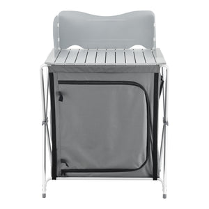 Credenza Mobile da Campeggio Tullinge Pieghevole con Borsa di Trasporto (AxLxP) 110x70x52 cm [en.casa]