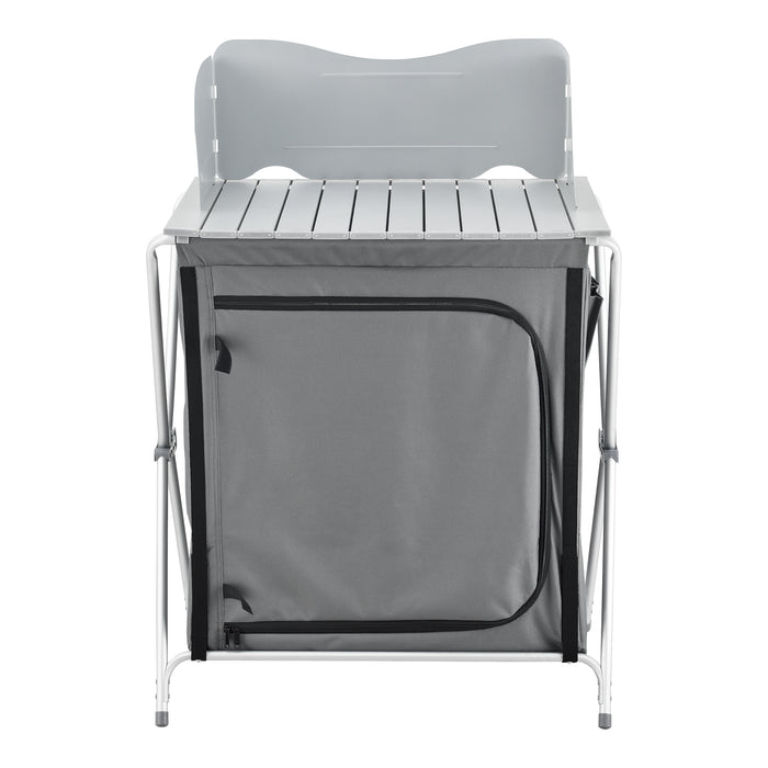 Credenza Mobile da Campeggio Tullinge Pieghevole con Borsa di Trasporto (AxLxP) 110x70x52 cm [en.casa]