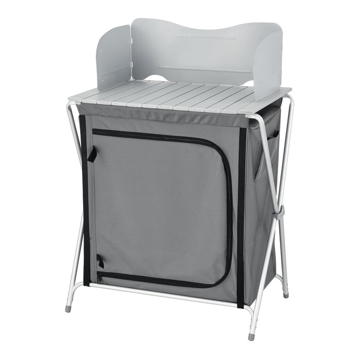 Credenza Mobile da Campeggio Tullinge Pieghevole con Borsa di Trasporto (AxLxP) 110x70x52 cm [en.casa]