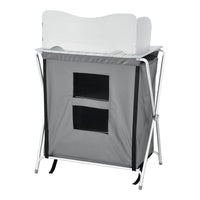 Credenza Mobile da Campeggio Tullinge Pieghevole con Borsa di Trasporto (AxLxP) 110x70x52 cm [en.casa]