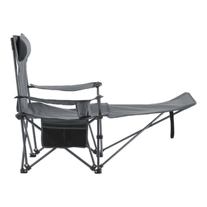 Set Bellante Pieghevole Tavolino e 2 Sedie Portatili - Grigio casa.pro