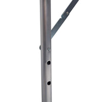 Tavolo da campeggio pieghevole regolabile 120 cm nero 19_0000974