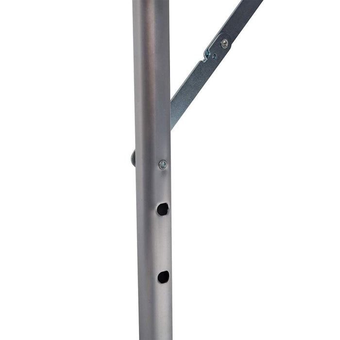 Tavolo da campeggio pieghevole regolabile 120 cm nero 19_0000974