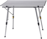 Tavolo da campeggio leggero da picnic regolabile con borsa 90 x 52 cm 19_0000796
