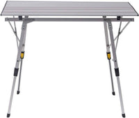 Tavolo da campeggio leggero da picnic regolabile con borsa 90 x 52 cm 19_0000796