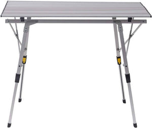 Tavolo da campeggio leggero da picnic regolabile con borsa 90 x 52 cm 19_0000796