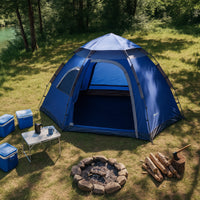 Tenda Pop Up 'Nybro' da Campeggio per 2-3 Persone, Incl. Borsa di Trasporto - Blu [pro.tec]