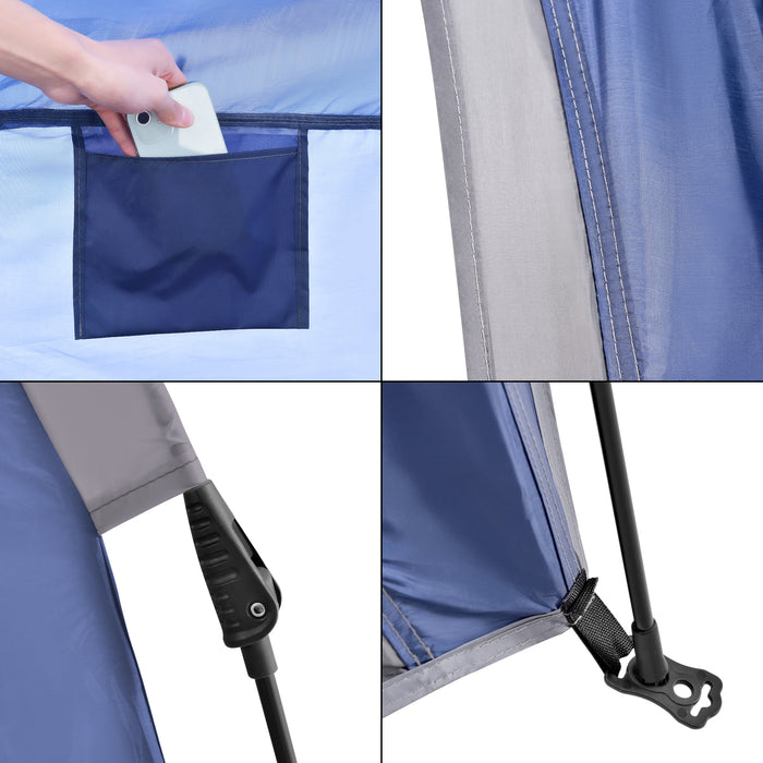 Tenda Pop Up 'Nybro' da Campeggio per 2-3 Persone, Incl. Borsa di Trasporto - Blu [pro.tec]