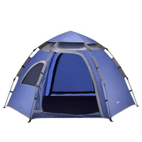 Tenda Pop Up 'Nybro' da Campeggio per 2-3 Persone, Incl. Borsa di Trasporto - Blu [pro.tec]