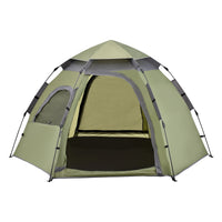 Tenda Pop Up 'Nybro' da Campeggio per 2-3 Persone, Incl. Borsa di Trasporto - Verde [pro.tec]