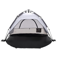 Tenda Pop Up da Spiaggia Mullsjö per 2 Persone Incl. Borsa di Trasporto - Grigio pro.tec