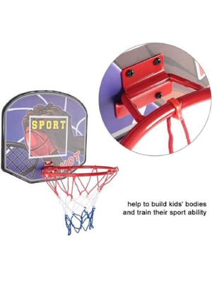 Canestro da basket regolabile con tabellone per esterno bambini Art.94940