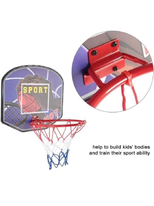 Canestro da basket regolabile con tabellone per esterno bambini Art.94940