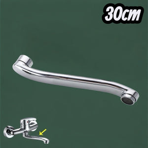 Canna di ricambio cromata per miscelatore rubinetto a muro cucina vasca 30CM