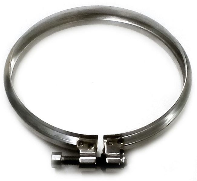 Canna fumaria parete doppia coibentata inox fascetta di bloccaggio   dn 180/230