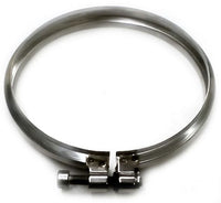 Canna fumaria parete doppia coibentata inox fascetta di bloccaggio   dn 180/230