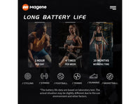 Cardiofrequenzimetro Magene H64  Fascia Toracica con Sensore di Frequenza Cardiaca Protocollo Ant+ Bluetooth Compatibile con App iOS Android