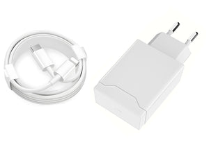 Caricabatteria USB Type-C PD 20W Completo di Cavo Lightning da 2 Metri per Phone 13 12 11 Xs Xr X 8 SE