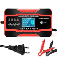 Caricabatteria intelligente 12V 24V ripara batterie auto moto camion DW2023