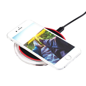 Caricabatterie Wireless Charger QI 5V 1A Cavo Micro USB Incluso