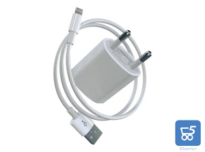 Caricabatterie compatibile iPhone iPad iPod cavo USB Lightning 5V 1A Ultrapower100