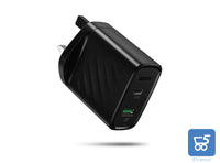 Caricabatterie da Muro ESR 36W PD USB type C USB-A 5V 3A Ricarica Rapida Spina UK