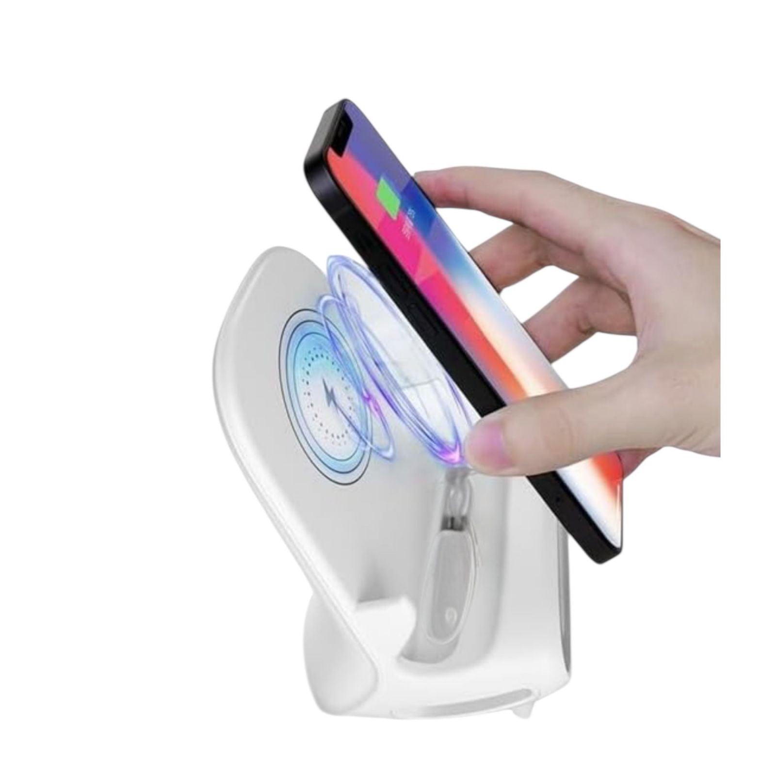 Caricabatterie wireless portatile mini sedia per tutti i telefoni con supporto altoparlante M111