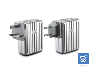 Caricatore da muro USB ad alta velocità Zendure a 4 porte con porta QC 2.0 argento