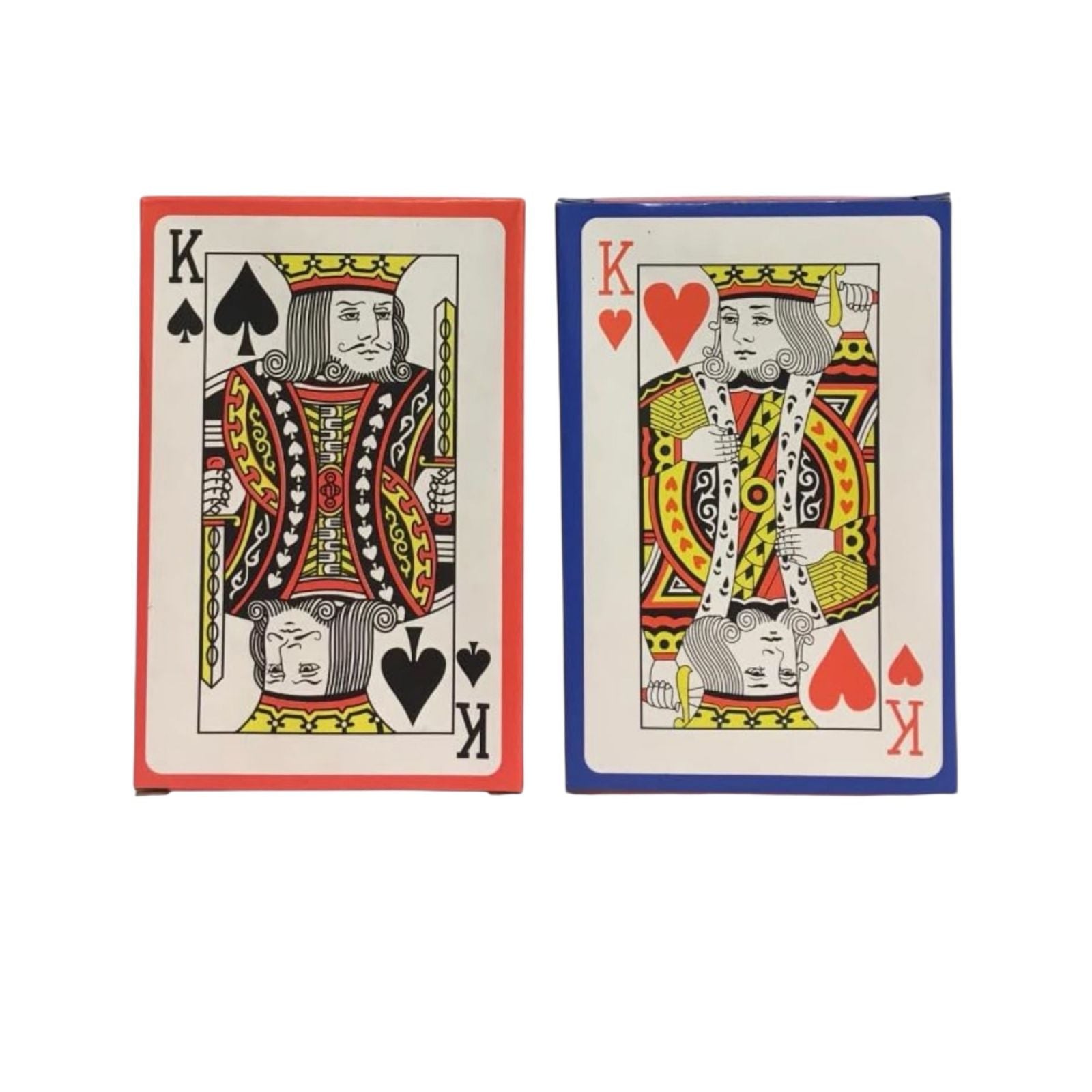 Carte Francesi  2 Mazzi da 54 Carte Plastificate e Resistenti Ideali per Poker, Burraco