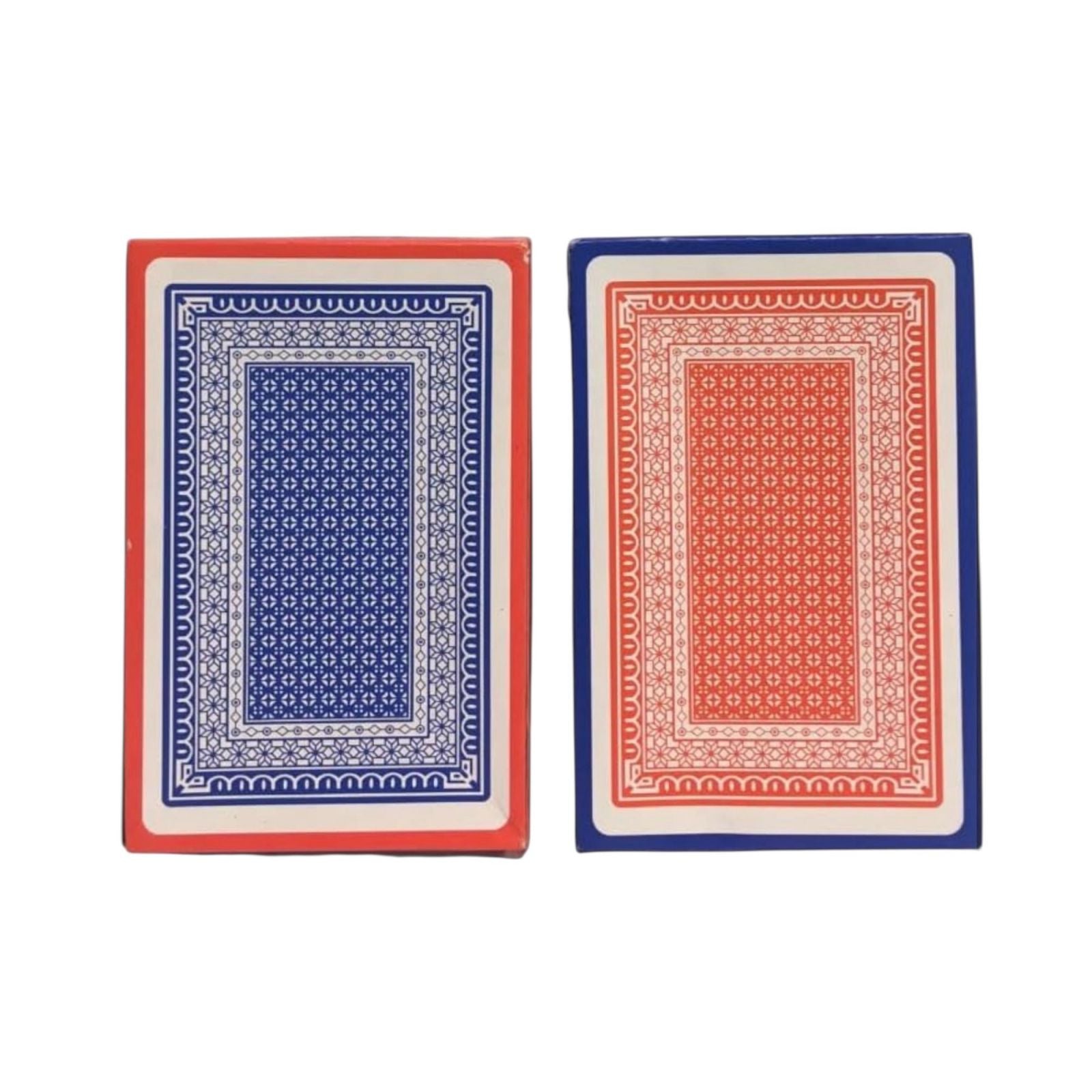 Carte Francesi  2 Mazzi da 54 Carte Plastificate e Resistenti Ideali per Poker, Burraco