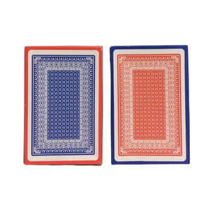 Carte Francesi  2 Mazzi da 54 Carte Plastificate e Resistenti Ideali per Poker, Burraco