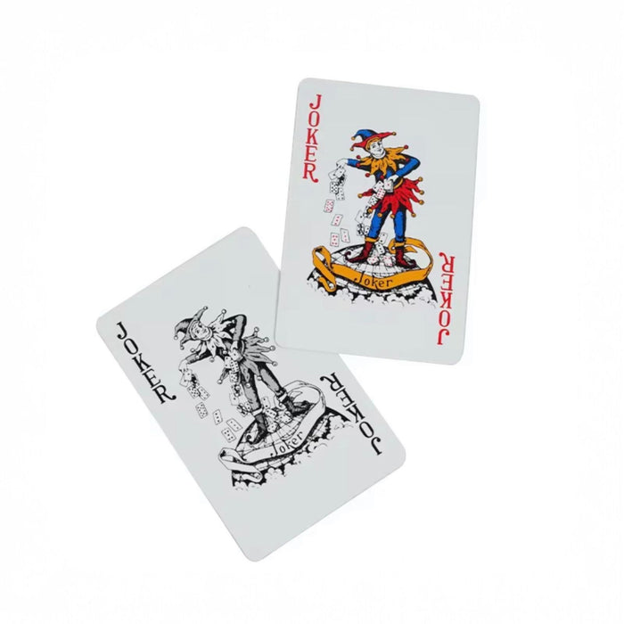 Carte Francesi  2 Mazzi da 54 Carte Plastificate e Resistenti Ideali per Poker, Burraco