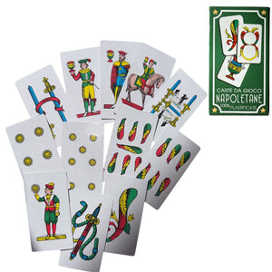 Carte Napoletane 40 Carte Plastificate – Mazzo da Gioco Tradizionale Italiano