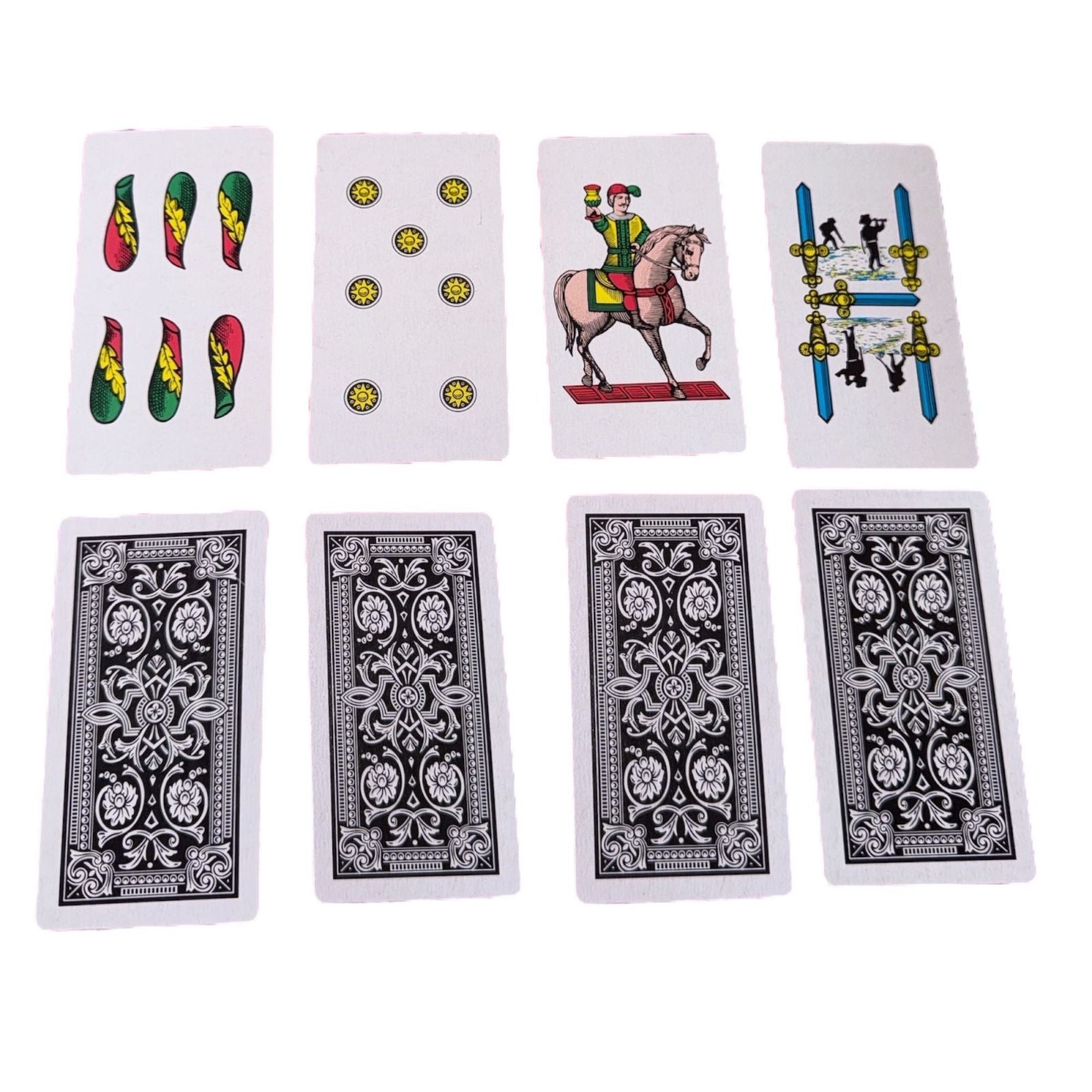 Carte Napoletane 40 Carte Plastificate – Mazzo da Gioco Tradizionale Italiano