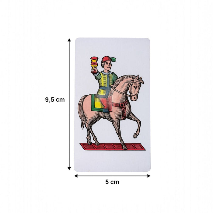 Carte Napoletane 40 Carte Plastificate – Mazzo da Gioco Tradizionale Italiano