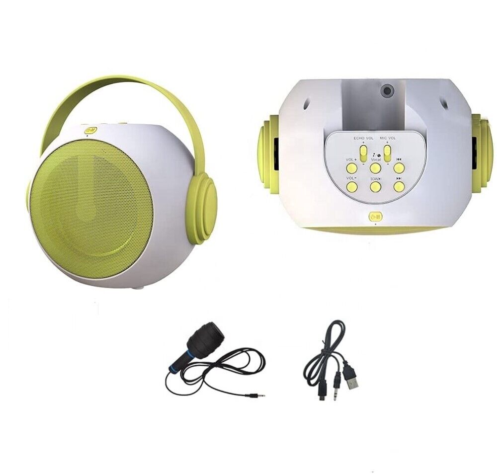 Cassa bluetooth altoparlante karaoke con microfono AUX USB MicroSD Q-YX500