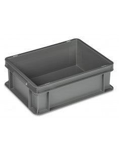 Cassa serie Europa 40x30 - H 13 cm - colore grigio - per uso industriale