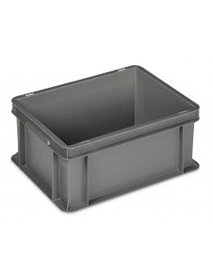 Cassa serie Europa 40x30 - H 17 cm - colore grigio - per uso industriale