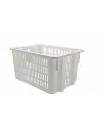 Cassa traforata 65 litri sovrapponibile ed impilabile per alimenti