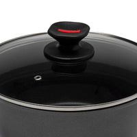 Casseruola Induzione Fonda Antiaderente Con Coperchio Diametro 24cm Spessore 4mm