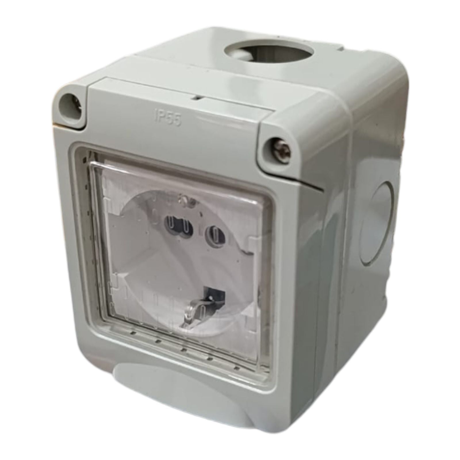 Cassetta Placca Stagno Da Esterno 1 Posto Con Presa Shuko Gia Pronta Uso IP55