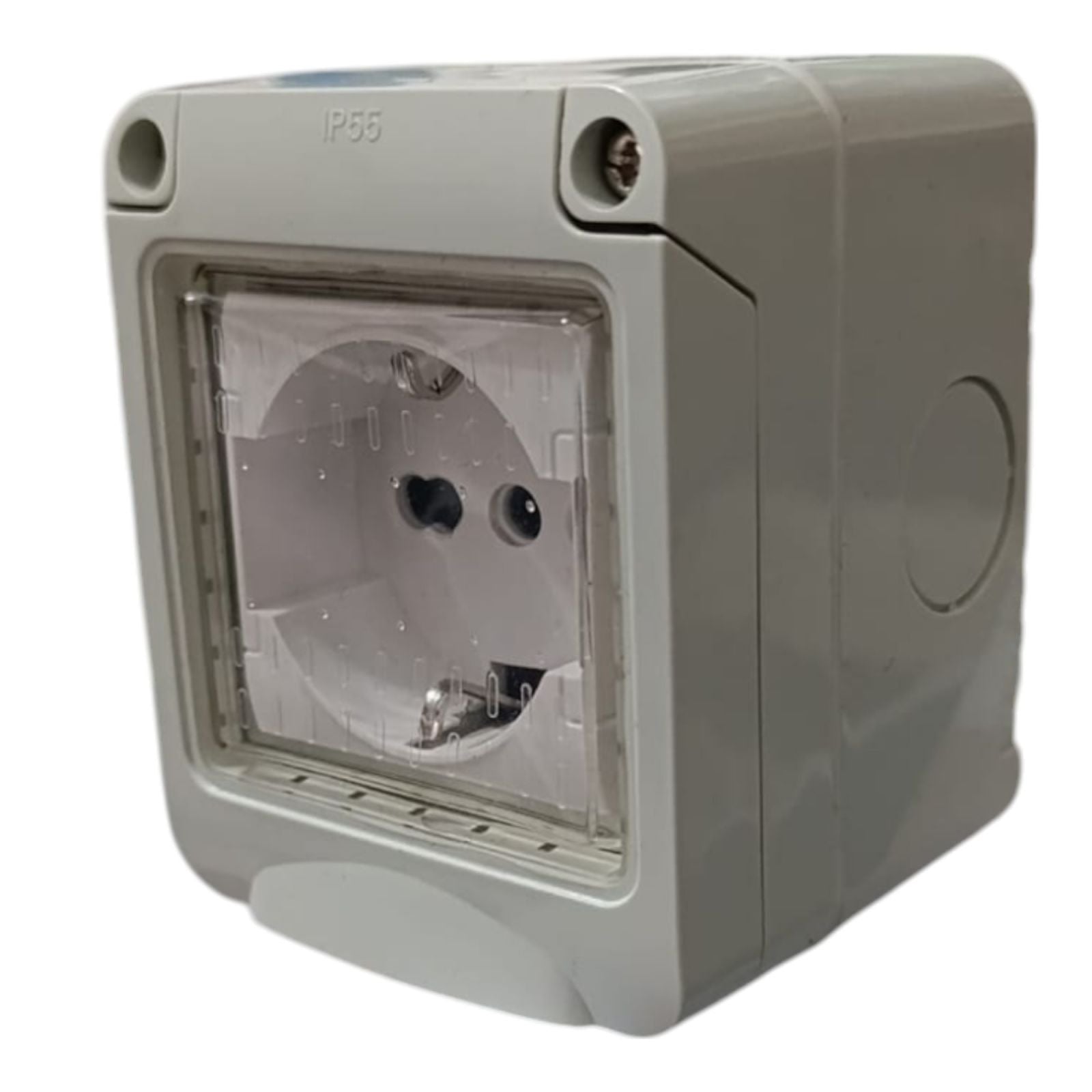 Cassetta Placca Stagno Da Esterno 1 Posto Con Presa Shuko Gia Pronta Uso IP55