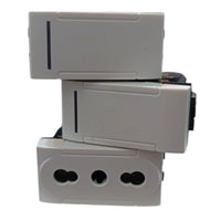 Cassetta Placca Stagno Da Esterno 3 PostI Presa Bipasso + 2 Interruttori IP55