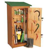 ARMADIO CASETTA IN LEGNO PORTA ATTREZZI DA GIARDINO MODELLO PIAVE L.90 x P.72 x H.185 100% MADE IN ITALY SPEDIZIONE SU PEDANA