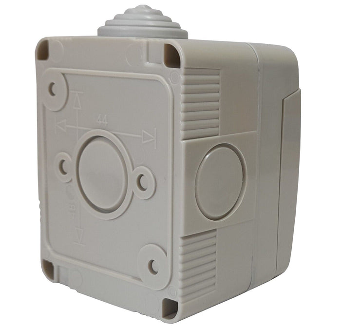 Cassetta esterna a tenuta stagna scatola da muro presa bipasso elettrica IP55