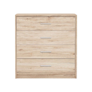 Cassettiera Nepo 4 cassetti colore rovere