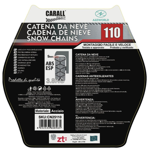 Catena Da Neve 9mm KNS110 Gruppo 110 Omologato ONORM V5117