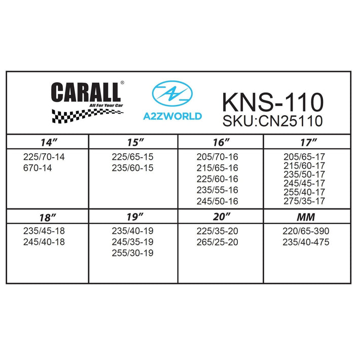 Catena Da Neve 9mm KNS110 Gruppo 110 Omologato ONORM V5117