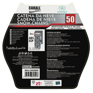 Catena Da Neve 9mm KNS50 Gruppo 50 Omologato ONORM V5117